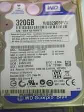 Western Digital WD3200BPVT-22JJ5T0 Laptop 320GB 2.5