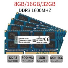 Laptop RAM For Kingston 32GB 16GB 8GB PC3-12800S DDR3 1600MHz KVR16S11/8 New Lot picture