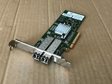 Dell 05GYTY Brocade 825 PCI-E x4 8GBps Dual Port Fibre HBA Card w/ Transceivers picture