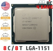 Intel 9th Gen Core i7-9700T 2.0GHz (Turbo 4.3GHz) 8-Core 12M LGA-1151 CPU SRG17 picture
