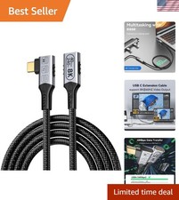 long right angle usb4 extension 6.6FT/2M for Thunderbolt 4 Extension Cable hi... picture