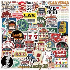 50Pcs Las Vegas Stickers, Cute Nevada City 1.18-3.5 inch, picture