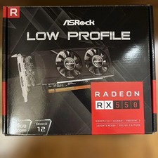 ASRock Radeon RX 550 4GB GDDR5 Low Profile Graphics Card Dual Fan picture