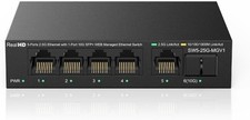 5 Port 2.5G Managed Ethernet Network Switch w/1 x 10G SFP &5 x 2.5G Base T Ports picture