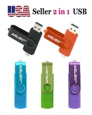 For 2 PC. 4GB USB 2 in 1 ZIPPY Flash Drive Memory Thumb Disk Android PC, Mac USA picture