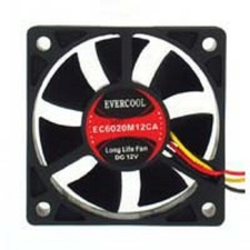 Evercool 60mm x 20mm EC6020M12CA Computer Case Ball Bearing Fan 3-Pin picture