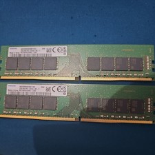 New Samsung 64GB 2X32GB DDR4 3200MHz PC4-25600 UDIMM Memory Ram M378A4G43AB2-CWE picture