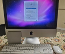 Vintage Apple iMac Computer + Mouse, Keyboard, Magic Trackpad picture