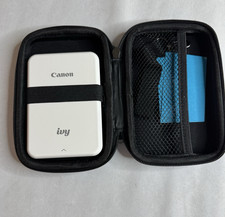 Canon IVY Mini Photo Printer White ZINK Wireless Bluetooth Hard Case picture