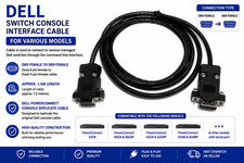 DELL POWERCONNECT 6248P SWITCH SERIAL CONSOLE CABLE picture