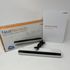 Neat Receipts Mobile Scanner & Digital Filing System Organize Store New Open Box picture