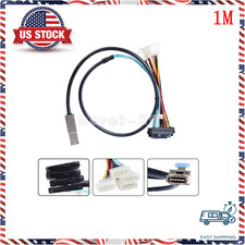  Mini SAS 26P SFF-8088 to 4 SFF 8482 SAS 29Pin With IDE Power Cabe 1M 3.3FT picture