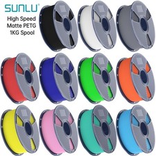 SUNLU High Speed Matte PETG 3D Filament 1.75mm 30mm/s - 600mm/s Print Range 1KG picture
