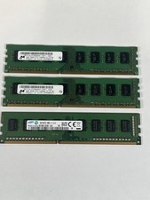 Lot of 3 Desktop DDR3 RAM 8GB Total 2x2GB PC3-10600U 1x4GB PC3-12800 Untested picture
