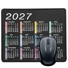 Mouse Pad, Jet Black, 9.5 x 7.8 in, 2027 Calendar picture