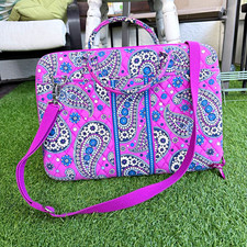 Vera Bradley Very Berry Paisley Laptop Bag 16