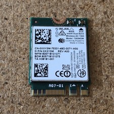 Dell OEM Intel Dual Band Wireless AC 7265 7265NGW WiFi5 Card Bluetooth 4.2 XXY3M picture