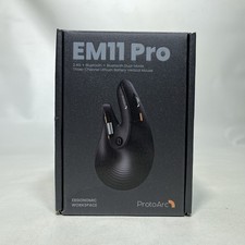 New ProtoArc EM11 Pro Ergonomic Bluetooth Mouse, Vertical Mouse NIOB picture