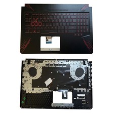 New Palmrest Red Backlit Keyboard For ASUS TUF Gaming FX504 FX504G FX80 FX80G US picture