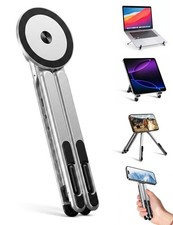 Foldable Laptop Stand Aluminum 4 in 1 Magnetic Phone Holder MagSafe Mac picture
