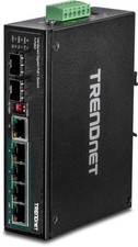 TRENDnet 6-Port Hardened Industrial Gigabit PoE+ DIN-Rail Switch (ti-pg62) picture