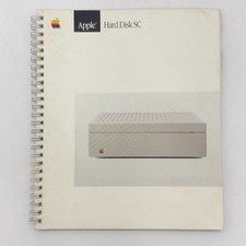 Apple Hard Disk SC Instruction Manual Book Vintage 1987 GUC Some Staining picture