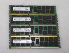 Lot 4x 16GB (64GB) Micron MT36JSF2G72PZ-1G9E1HF 1866MHz DDR3 RDIMM Server RAM picture