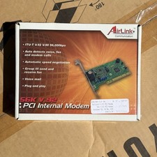 AirLink 56K V.92 PCI Internal Modem AML001 New Sealed in Box PC Dial-Up picture