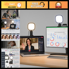 Adjustable Ring Light for Laptop & Monitor, Eye-Caring Diffused LED Desk Light picture