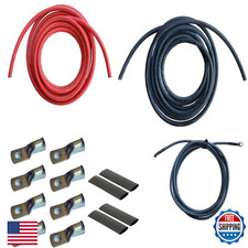 Windynation 4 Gauge Awg 6 Feet Black 6 Feet Red Power Inverter Battery Cable picture