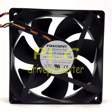 1PC FOXCONN PV123812DSPF01 12038 DC12V 0.90A 12CM 4-Wire Cooling Fan #dr picture