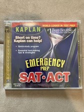 Kaplan Emergency Prep SAT ACT CD-ROM 2001 Vintage picture