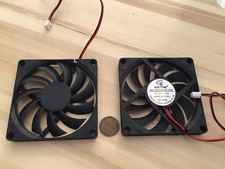 2 Pieces 8010s Gdstime 12V 2pin 80x80x10mm DC Cooling Fan large brushless C6 picture