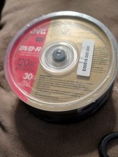 JVC DVD+R Discs 4.7GB 120min 1-8x 30pk Spindle VP-R47EU30 Recordable Blank picture