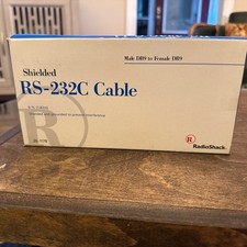 RadioShack Shielded RS-232C 6 ft Cable DB9M to DB9F (26-117B) NEW picture