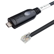 SHRJ12T USB C to RJ12 6P4C RS232 Serial Cable for PDUs ATS 1.8M/5.9FT Fast picture