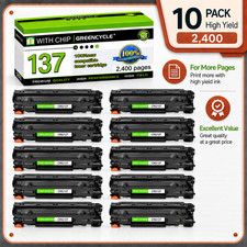 10PK CRG137 9435B001 BK Toner Cartridge for Canon 137 ImageClass MF212w MF229dw picture