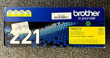 Brother TN-221Y Yellow Standard Yield Toner Cartridge Sealed in Damaged Box picture