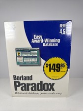 Borland Paradox V4.5 New/Sealed HTF picture