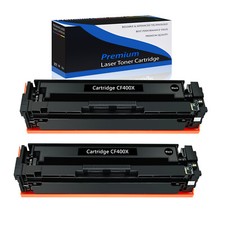 2 PACK Black CF400X 201X Toner for HP Laserjet Pro M252dw MFP M277 M277dw picture