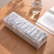 11 Box Cable Organizer Storage Box, Desktop Cable Management with Switch, Power picture
