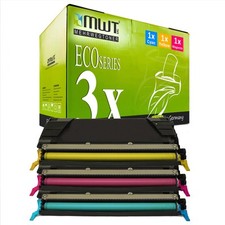 3x Eco Toner for Lexmark C-520-N C-524-N C-534-DTN C-530-DN C-522-N C-534-DN picture