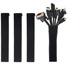 [4 Pack] Cable Management Sleeve, 19-20 Inch Cord Organizer System with JOTO picture