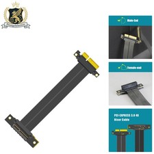 120mm PCIe 3.0 X4 Riser Cable - Flexible Copper Core for Enhanced Performance picture