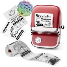 Label Maker Machine with Tape, Upgrade M150 Thermal Label Printer, 2 Inch Blu... picture