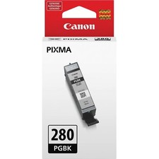 Canon Pgi-280 Pigment Black Ink Tank Individual Cartridge For Crisp Text picture