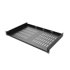 1U Disassembled Universal Server Rack Shelf Steel 12 Inch Deep Mount Tray picture