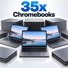 LOT of 35x - Chromebooks - Samsung, HP, Toshiba, Lenovo- 4GB Ram, GOOD CONDITION picture