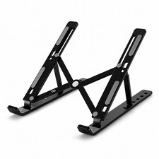 Aluminum Laptop Stand Adjustable 6-Angle Foldable Riser Holder for MacBook Note picture
