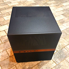 Black PC Tower Computer Case/Chassis with Front I/O and Vent Panels picture